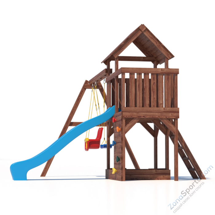 Детская площадка CustWood Scout SC3 с деревянной крышей Детская площадка CustWood Scout SC3 с деревянной крышей