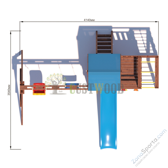 Детская площадка CustWood Scout SC4 Детская площадка CustWood Scout SC4