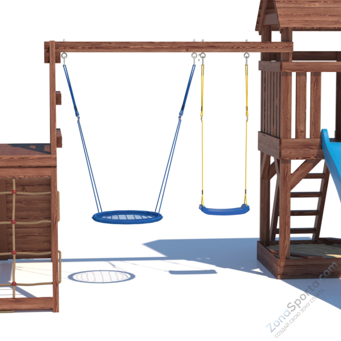 Детская площадка CustWood Scout SC8+ с большой деревянной крышей Детская площадка CustWood Scout SC8+ с большой деревянной крышей