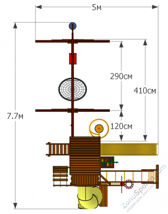 Детская площадка Mark Spring Turbo 12