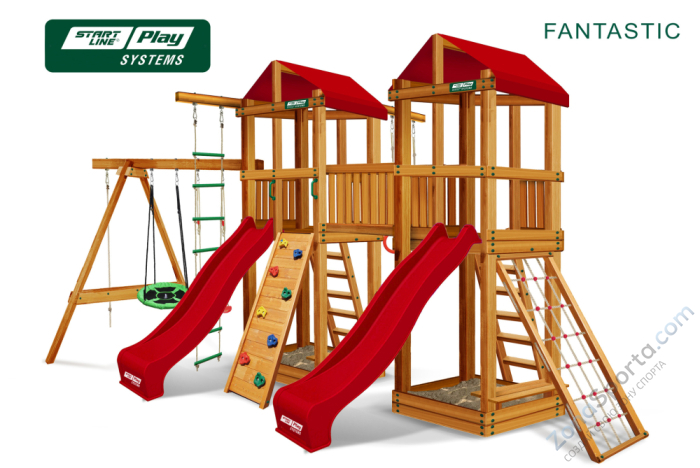 Детская площадка Start Line Fantastic Премиум Кедр Детская площадка Start Line Fantastic Премиум Кедр
