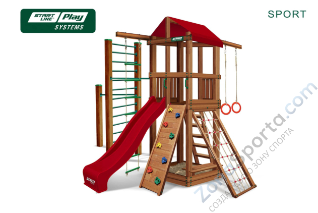 Детский городок SLP Systems Sport премиум Кедр Детский городок SLP Systems Sport премиум Кедр