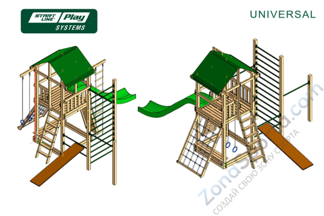 Детский городок SLP Systems Universal стандарт Детский городок SLP Systems Universal стандарт