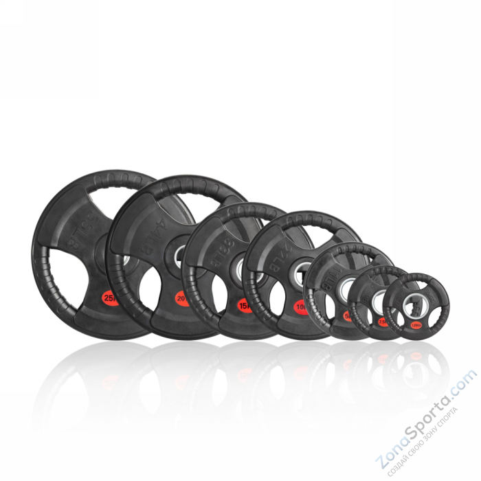 Диск 51 мм. обрезиненный 20 кг. VictoryFit VF-S512000 Диск 51 мм. обрезиненный 20 кг. VictoryFit VF-S512000