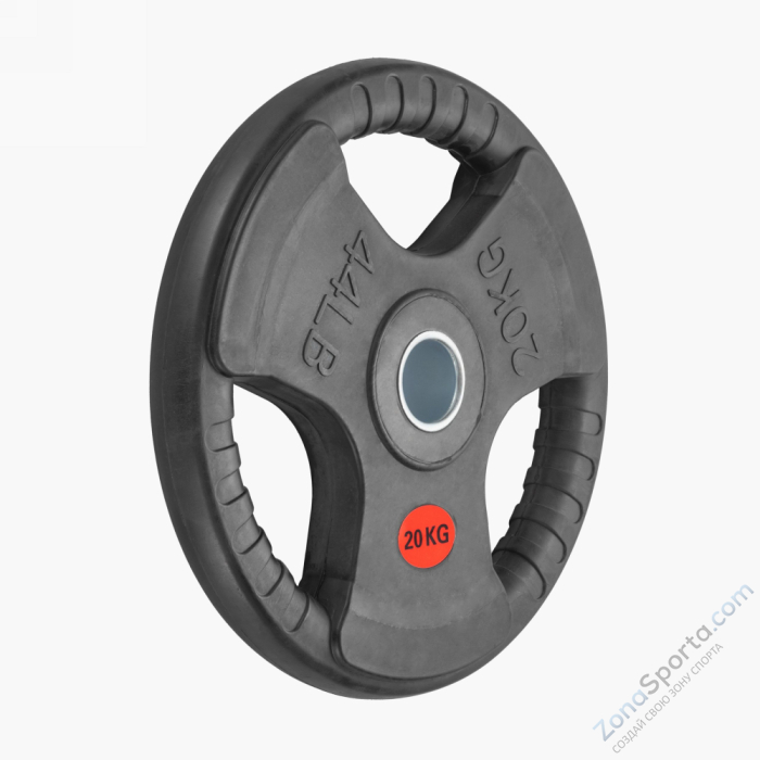 Диск 51 мм. обрезиненный 20 кг. VictoryFit VF-S512000 Диск 51 мм. обрезиненный 20 кг. VictoryFit VF-S512000