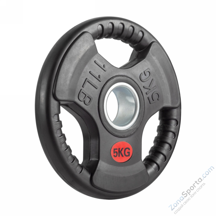 Диск 51 мм. обрезиненный 5 кг. VictoryFit VF-S510500 Диск 51 мм. обрезиненный 5 кг. VictoryFit VF-S510500