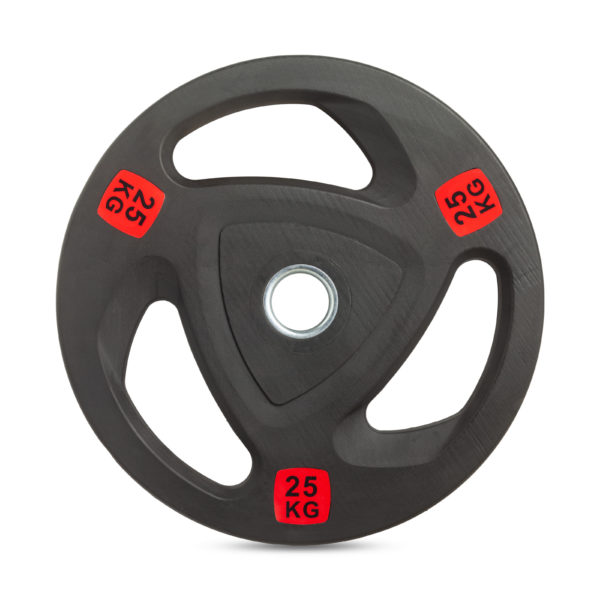 Диск 51 мм. обрезиненный с 3-мя хватами 25 кг VictoryFit VF-ST51250 Диск 51 мм. обрезиненный с 3-мя хватами 25 кг VictoryFit VF-ST51250
