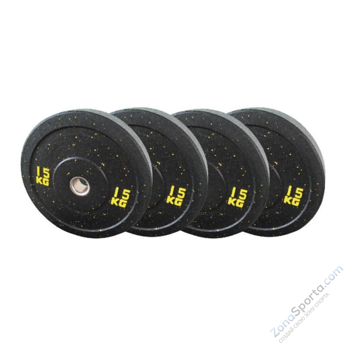 Диск бамперный черный 20 кг Fitex FTX-1037-20 Диск бамперный черный 20 кг Fitex FTX-1037-20