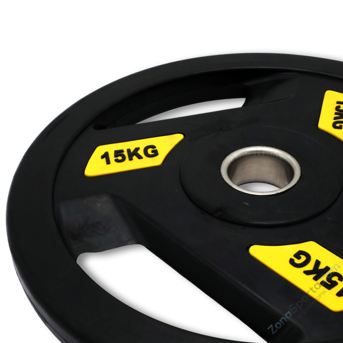 Диск обрезиненный c хватом Unix Fit Pro 15 кг, 51 мм Диск обрезиненный c хватом Unix Fit Pro 15 кг, 51 мм