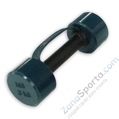 Гантель MB Barbell MB-Fit-3 обрезиненная Гантель MB Barbell MB-Fit-3 обрезиненная