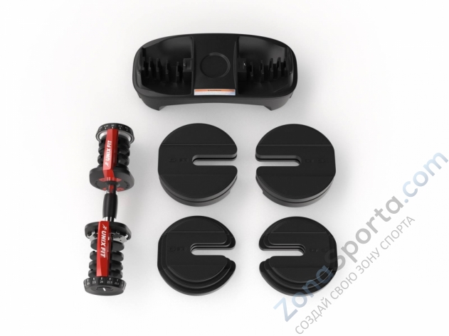 Гантель со ступенчатой регулировкой Unix Fit 24 кг Гантель со ступенчатой регулировкой Unix Fit 24 кг