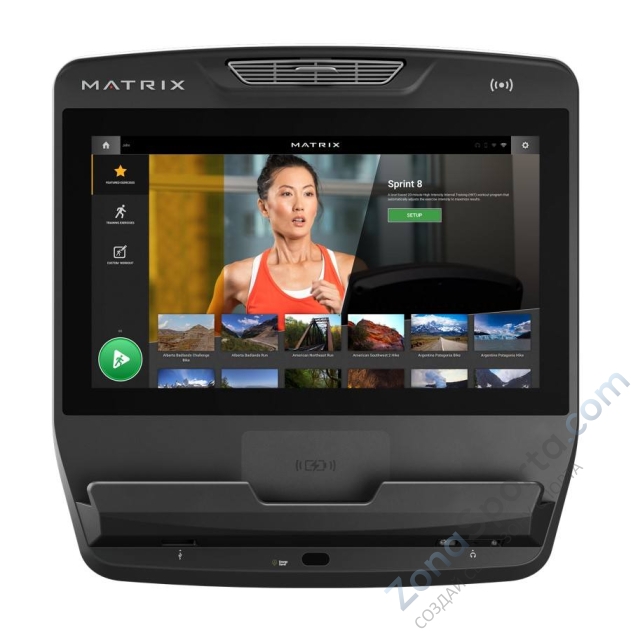 Горизонтальный велоэргометр Matrix Endurance с консолью Touch Горизонтальный велоэргометр Matrix Endurance с консолью Touch