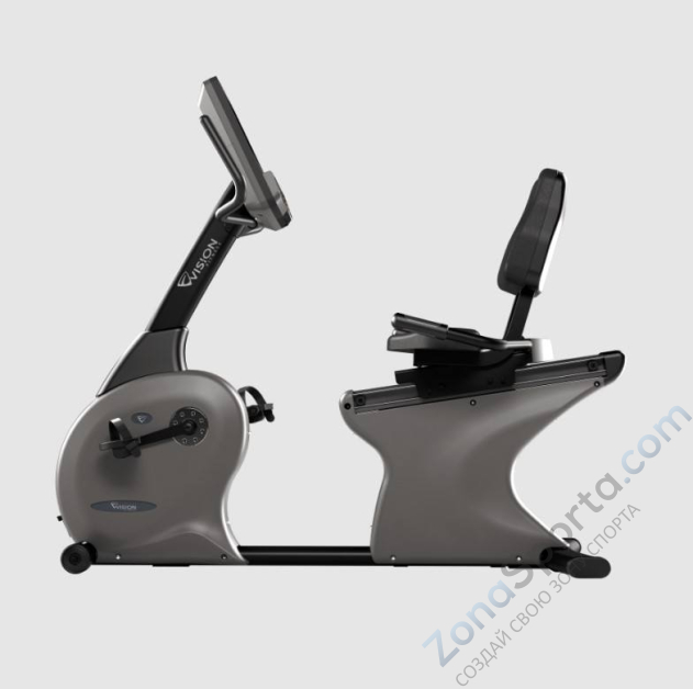 Горизонтальный велотренажер Vision Fitness R600E (ТВ-тюнер) Горизонтальный велотренажер Vision Fitness R600E (ТВ-тюнер)