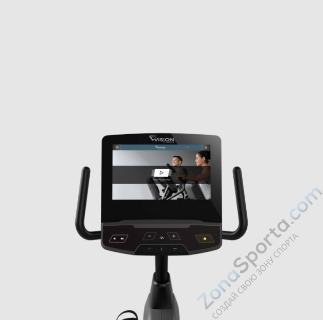 Горизонтальный велотренажер Vision Fitness R600E (ТВ-тюнер) Горизонтальный велотренажер Vision Fitness R600E (ТВ-тюнер)