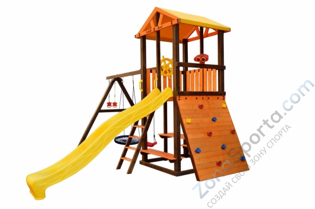 Игровой комплекс Perfetto sport Bari-5 + качели Паутина Игровой комплекс Perfetto sport Bari-5 + качели Паутина