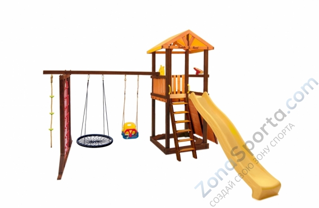 Игровой комплекс Perfetto sport Pitigliano-11 + качели Паутина Игровой комплекс Perfetto sport Pitigliano-11 + качели Паутина