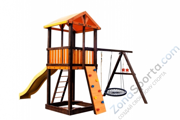 Игровой комплекс Perfetto sport Pitigliano-4 + качели Паутина Игровой комплекс Perfetto sport Pitigliano-4 + качели Паутина