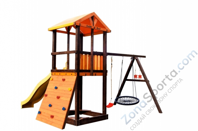 Игровой комплекс Perfetto sport Pitigliano-5 + качели Паутина Игровой комплекс Perfetto sport Pitigliano-5 + качели Паутина