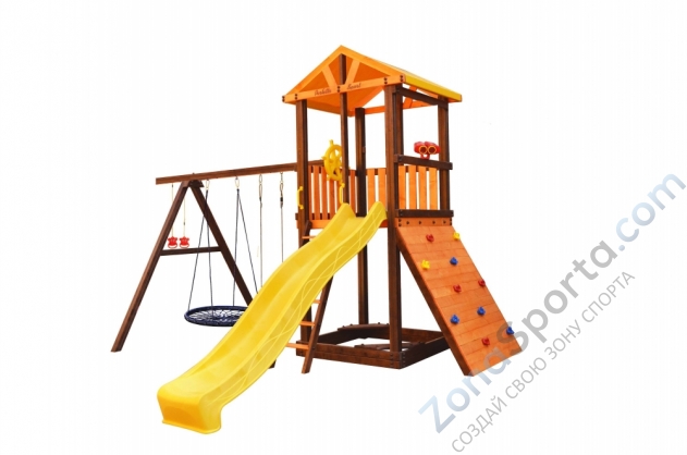 Игровой комплекс Perfetto sport Pitigliano-5 + качели Паутина Игровой комплекс Perfetto sport Pitigliano-5 + качели Паутина