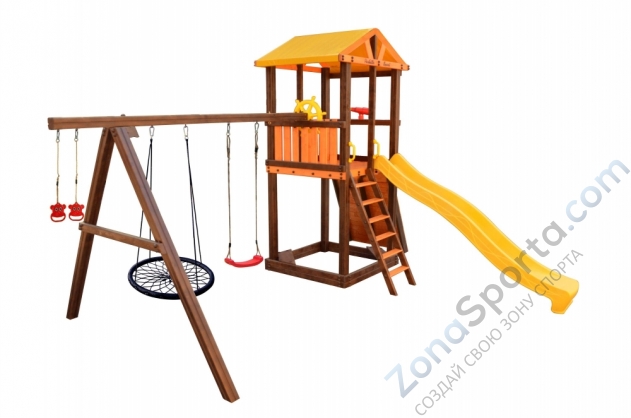 Игровой комплекс Perfetto sport Pitigliano-5 + качели Паутина Игровой комплекс Perfetto sport Pitigliano-5 + качели Паутина