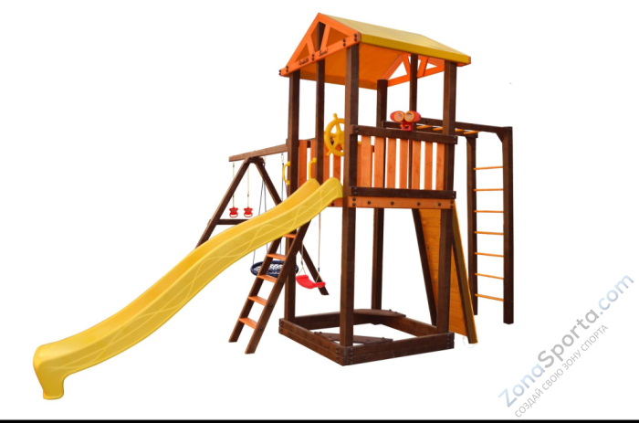 Игровой комплекс Perfetto sport Pitigliano-7 + качели Паутина Игровой комплекс Perfetto sport Pitigliano-7 + качели Паутина