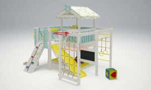 Игровой комплекс Савушка Baby 8 голубой