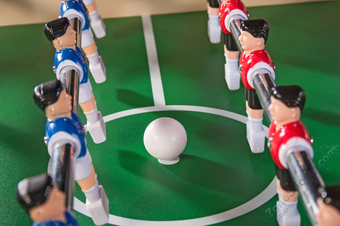 Игровой стол - футбол складной Maccabi (светлый) Игровой стол - футбол складной Maccabi (светлый)