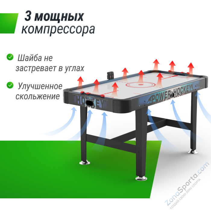 Игровой стол Unix Line Аэрохоккей (155х76 cм) Игровой стол Unix Line Аэрохоккей (155х76 cм)
