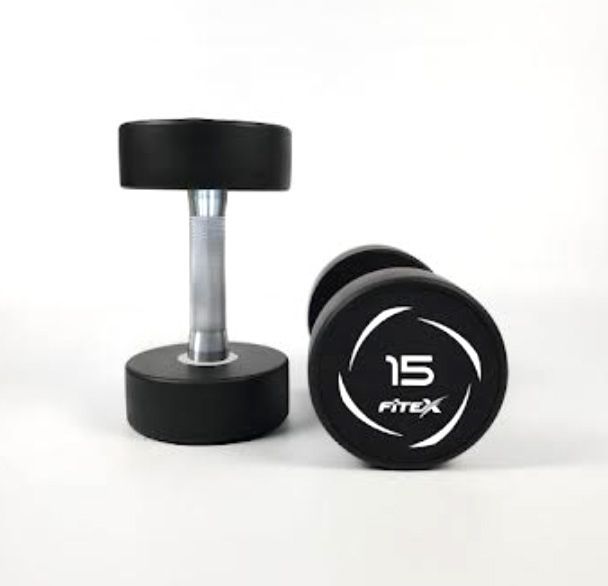 Комплект гантелей 12,5-35 кг (10пар) Fitex FTX-315 Комплект гантелей 12,5-35 кг (10пар) Fitex FTX-315