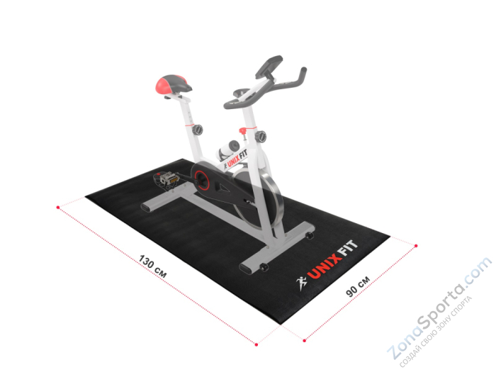 Коврик Unix Fit для кардиотренажёров 130x90x0,6 см Коврик Unix Fit для кардиотренажёров 130x90x0,6 см