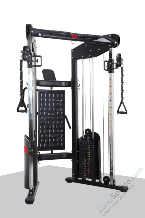 Кроссовер с двумя весовыми стеками по 90 кг Rebel RCCB37-90