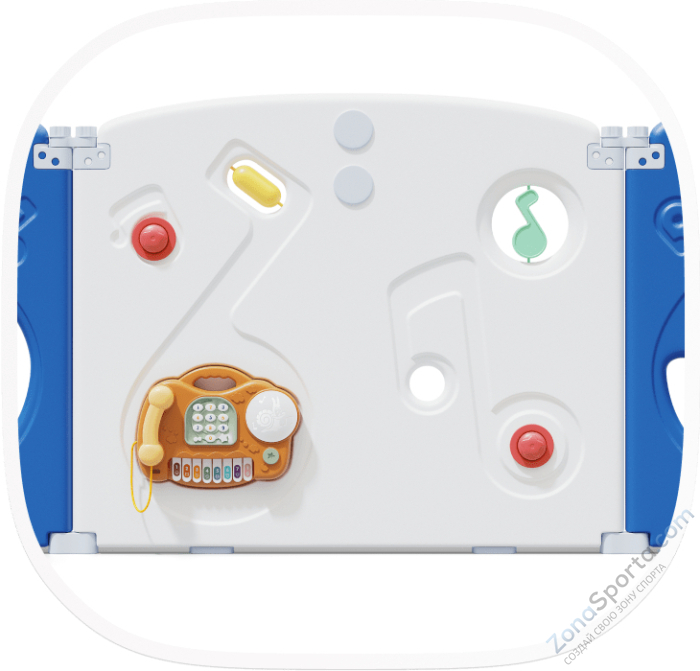 Манеж Unix Kids Supreme Music 160x160 Blue с качелями Манеж Unix Kids Supreme Music 160x160 Blue с качелями