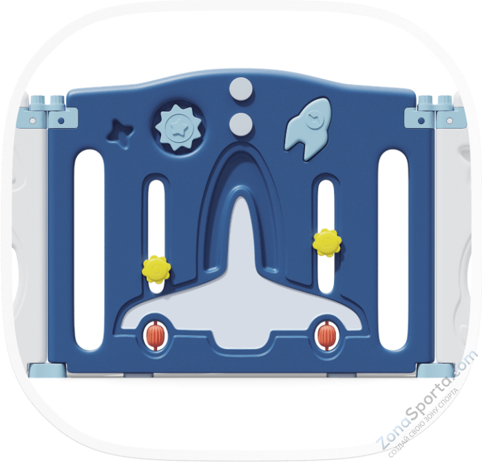 Манеж Unix Kids Supreme Space 200x240 Blue с качелями Манеж Unix Kids Supreme Space 200x240 Blue с качелями