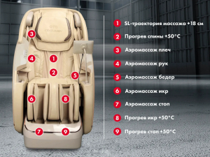 Массажный комплекс Oto Centurion Pro Zen CN-01 Песочный