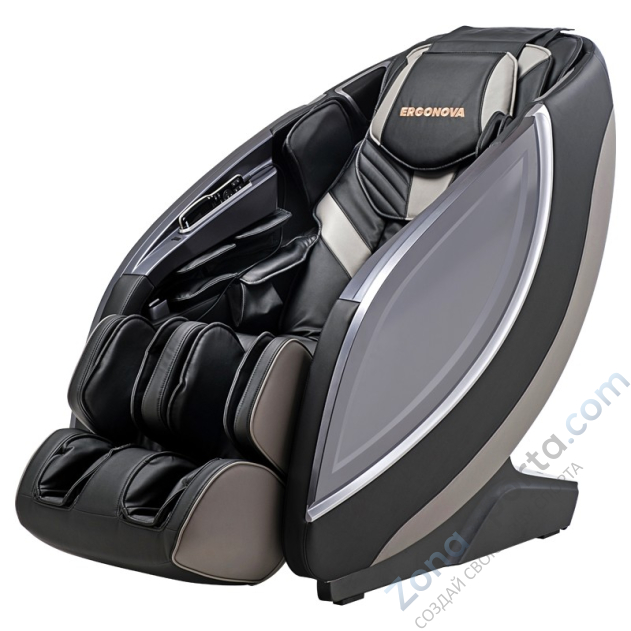 Массажное кресло Ergonova ErgoLine 4 Black Grey Массажное кресло Ergonova ErgoLine 4 Black Grey