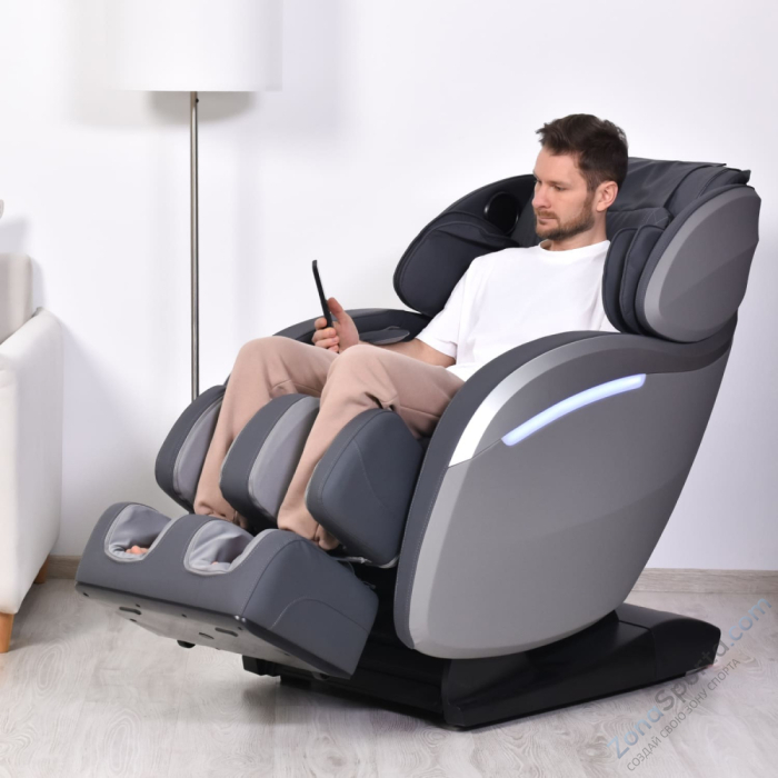 Массажное кресло Gess 830 Futuro (серое) Массажное кресло Gess 830 Futuro (серое)
