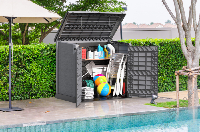 Пластиковый хозблок Duramax StoreAway 1200L-Flat Lid