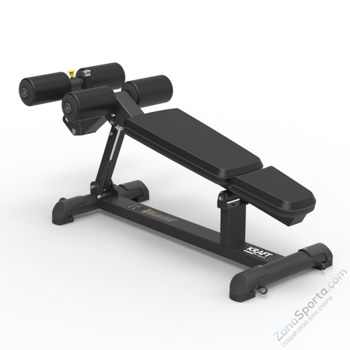 Регулируемая скамья для пресса Kraft Fitness Twin KFADBY Регулируемая скамья для пресса Kraft Fitness Twin KFADBY