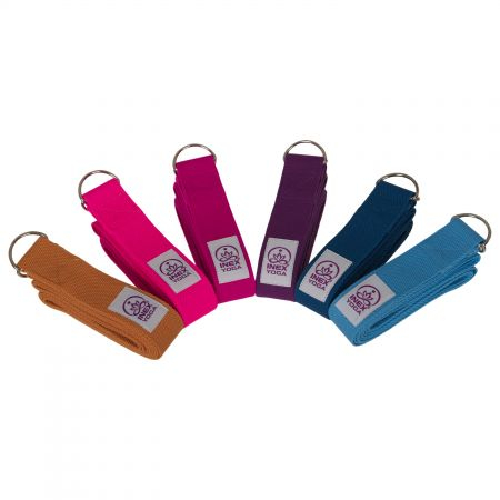 Ремень для йоги INEX Stretch Strap 240 см, изумрудно-зеленый Ремень для йоги INEX Stretch Strap 240 см, изумрудно-зеленый