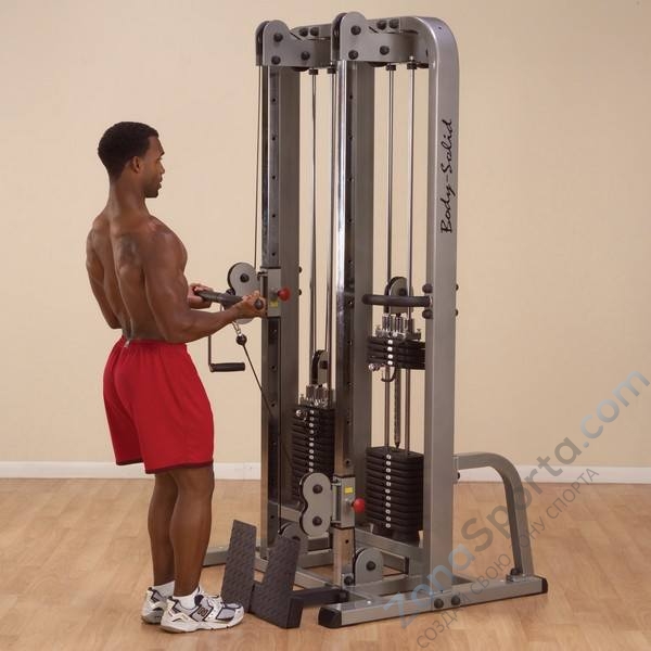 Сдвоенная блочная стойка Body Solid SDC2000G-2 Сдвоенная блочная стойка Body Solid SDC2000G-2