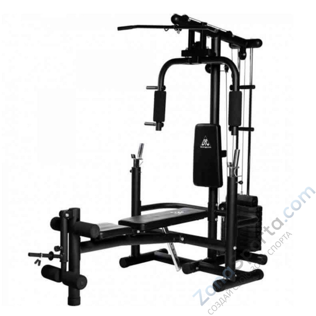 Силовой комплекс со скамьей DFC Homegym D854 Силовой комплекс со скамьей DFC Homegym D854