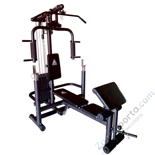 Силовой комплекс со скамьей DFC Homegym D854 Силовой комплекс со скамьей DFC Homegym D854