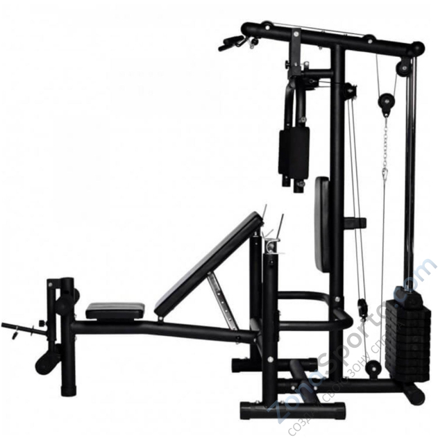 Силовой комплекс со скамьей DFC Homegym D854 Силовой комплекс со скамьей DFC Homegym D854