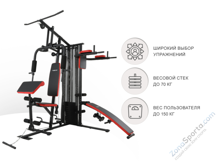 Силовой комплекс Unix Fit Block Pro Силовой комплекс Unix Fit Block Pro