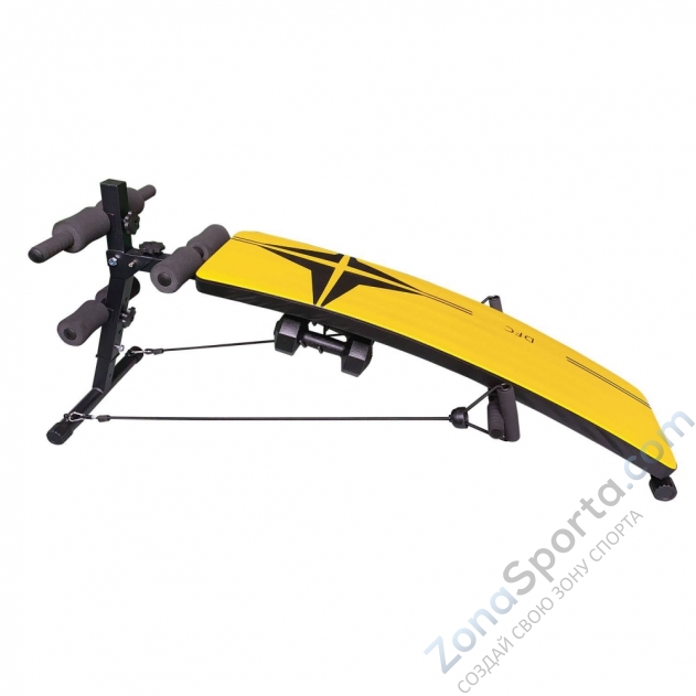 Скамья для пресса DFC гантели, эспандеры D102RY Скамья для пресса DFC гантели, эспандеры D102RY