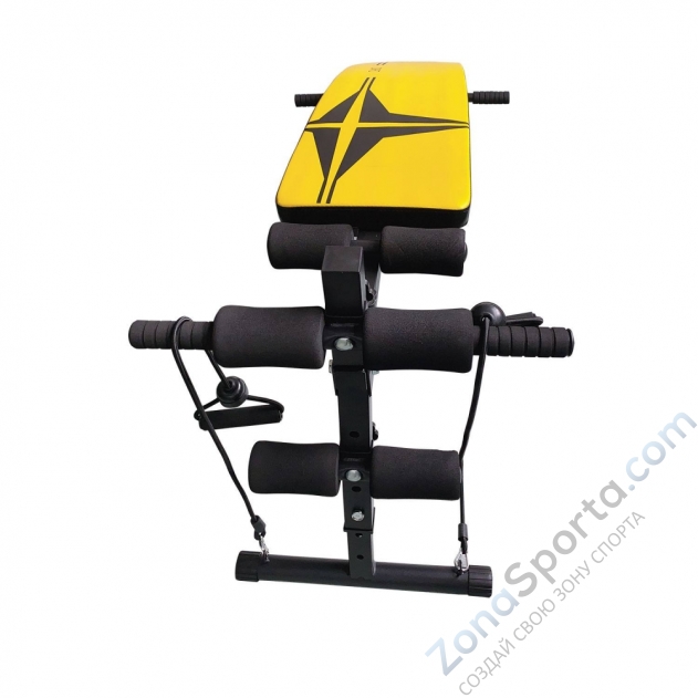 Скамья для пресса DFC гантели, эспандеры D102RY Скамья для пресса DFC гантели, эспандеры D102RY