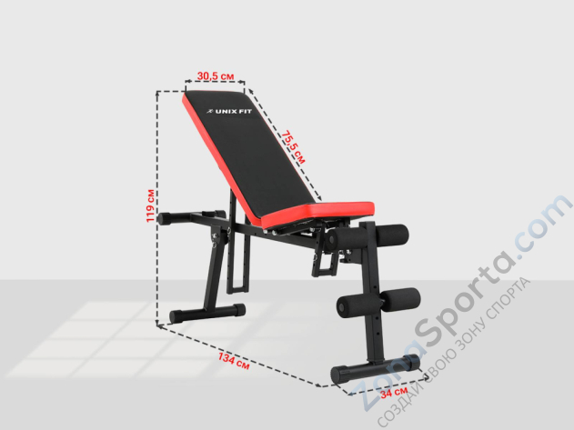 Скамья силовая универсальная Unix Fit Bench 130P Скамья силовая универсальная Unix Fit Bench 130P