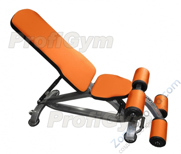 Скамья универсальная с отрицательным углом ProfiGym СК-0131-H Скамья универсальная с отрицательным углом ProfiGym СК-0131-H