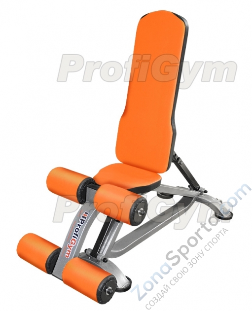 Скамья универсальная с отрицательным углом ProfiGym СК-0131-H Скамья универсальная с отрицательным углом ProfiGym СК-0131-H