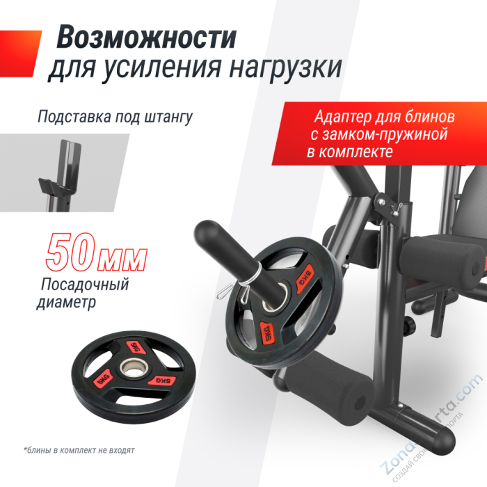 Скамья силовая со стойками UNIX Fit BENCH 135 Скамья силовая со стойками UNIX Fit BENCH 135